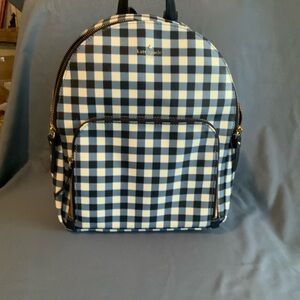 Kate Spade Hyde Lane Hartley Gingham Backpack Purse